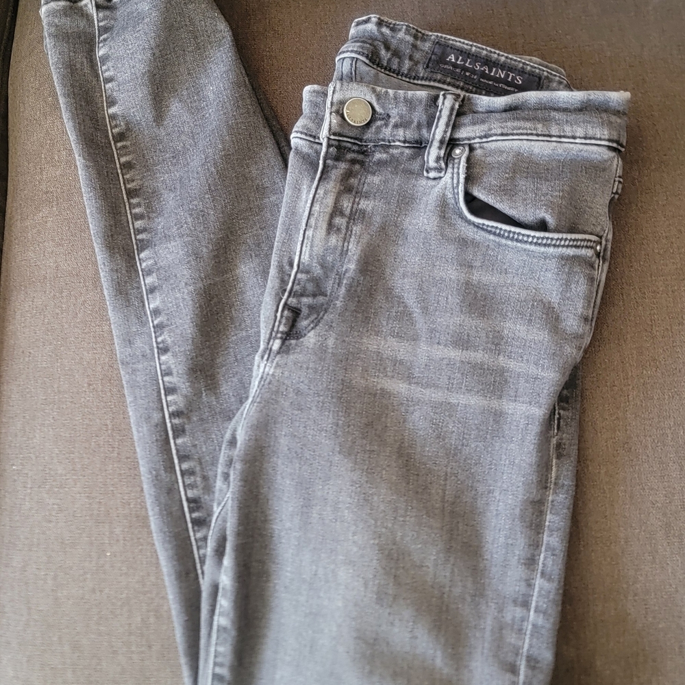 All Saints Women's Gray Jeans